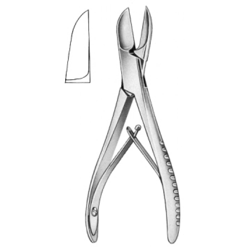 Liston angled bone cutting forceps 17 cm – Surgix Instruments