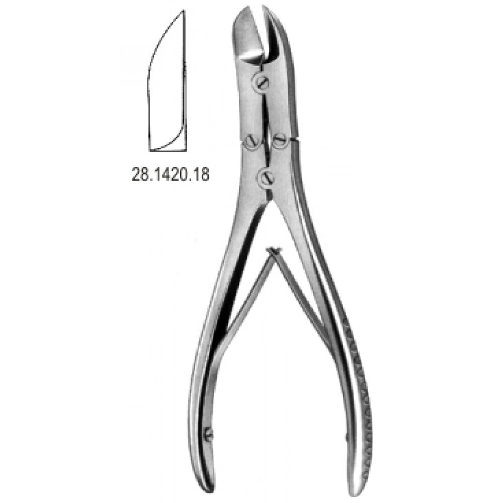 Ruskin-Liston straight bone cutting forceps 18.5 cm – Surgix Instruments