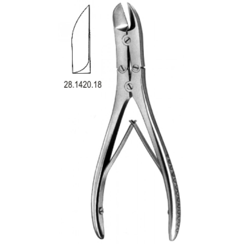 Ruskin-Liston straight bone cutting forceps 18.5 cm – Surgix Instruments