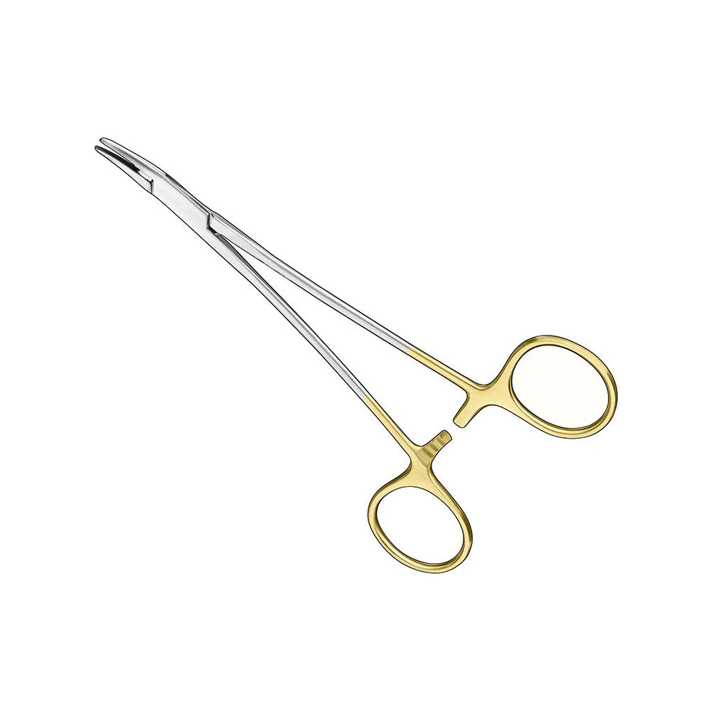 CRILE-WOOD, needle holder, 15 cm, Curved., TC – Needle Holders TC | Surgix Instruments