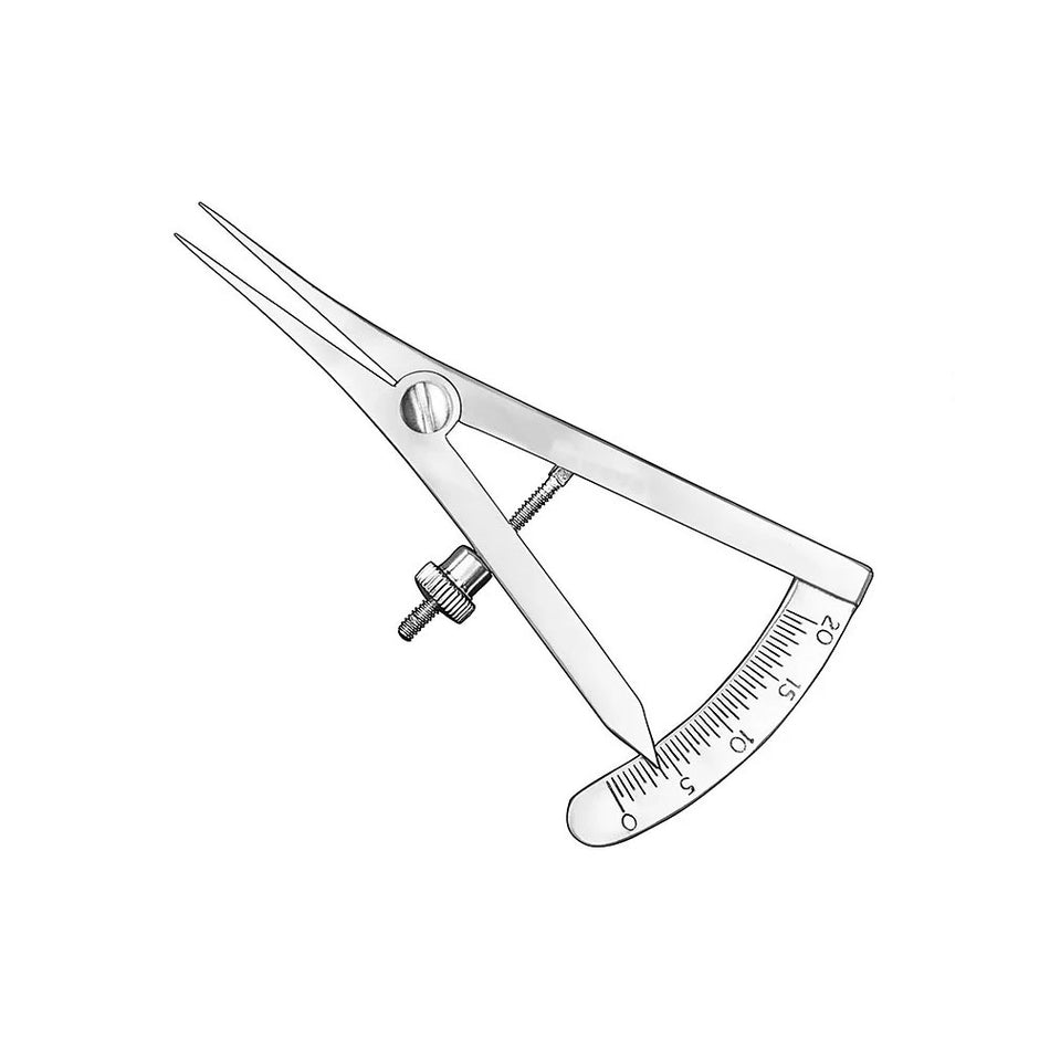 CASTROVIEJO, caliper, 20 mm, straight – only for comparitive measurements – – Measuring Instruments | Surgix Instruments