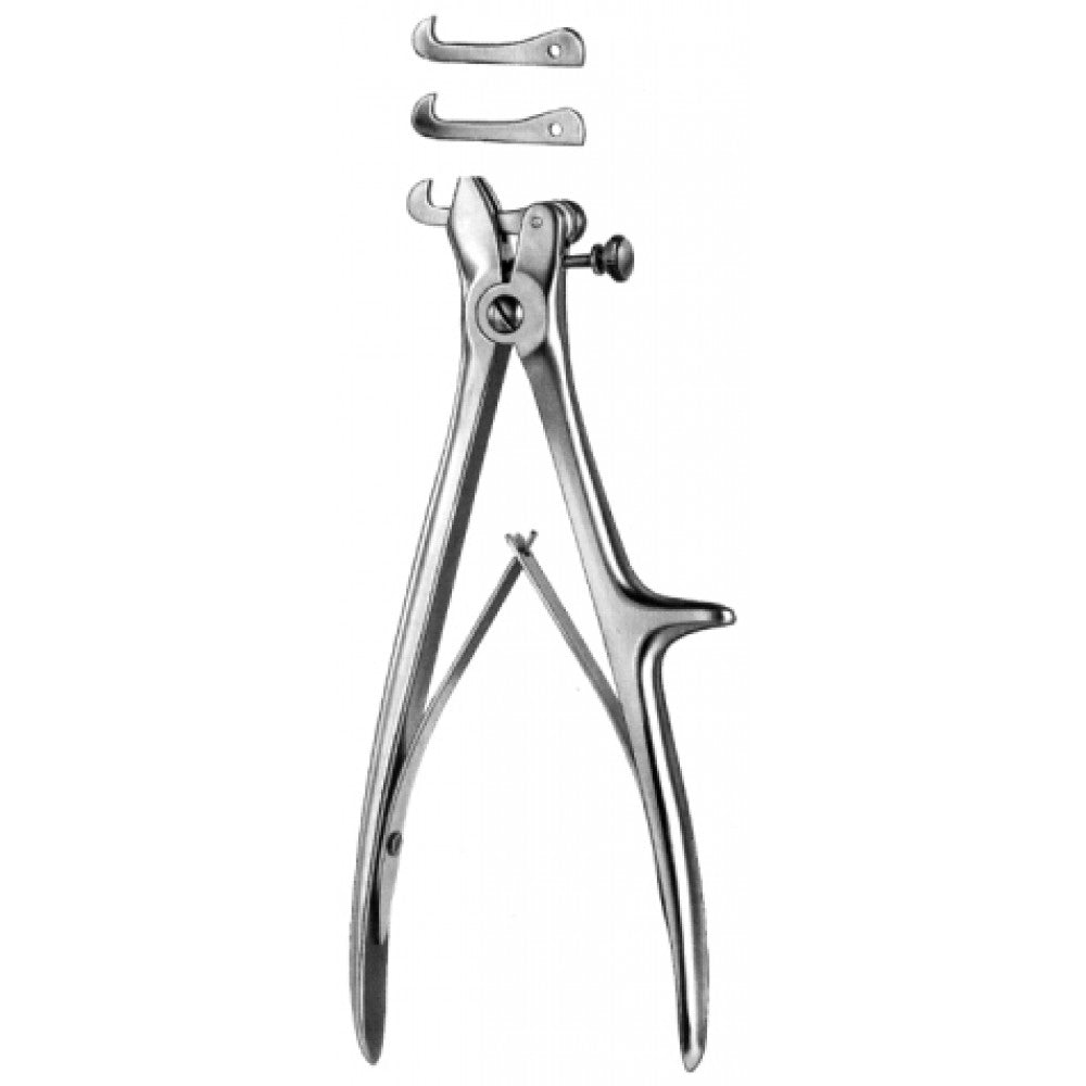Dahlgren Cranial Rongeur Forceps 20cm, w/2 hooks – Surgix Instruments, SKU 30.0020.20