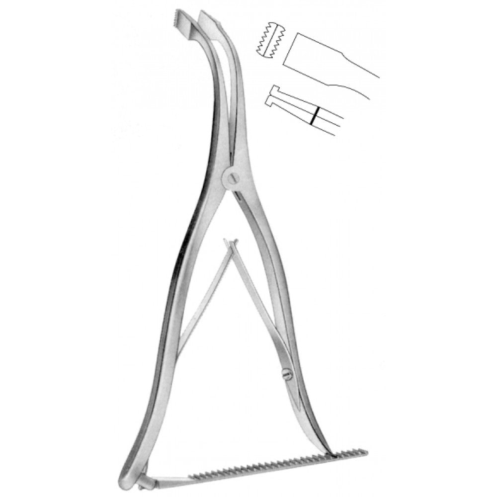 Inge Lamina Spreader 12mm tip, 27cm – Surgix Instruments, SKU 30.0104.27