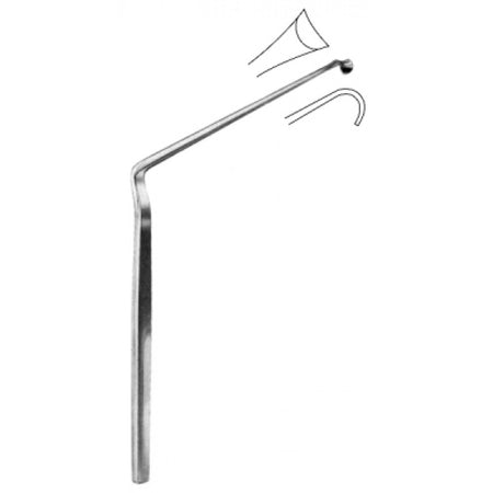 Martin Nerve Root Retractor angled 21cm – Surgix Instruments, SKU 30.0134.21