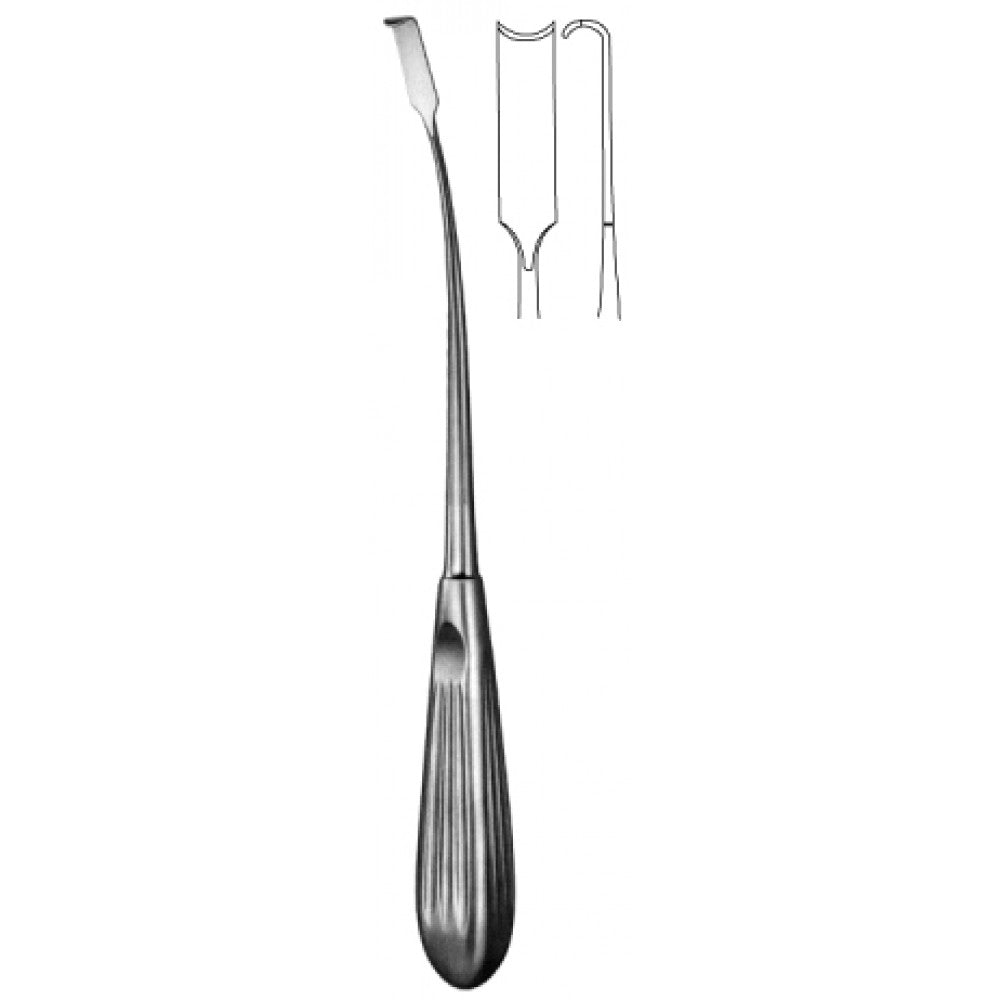 Holsher Nerve Root Retractor Curved 7 mm, 24 cm – Surgix Instruments