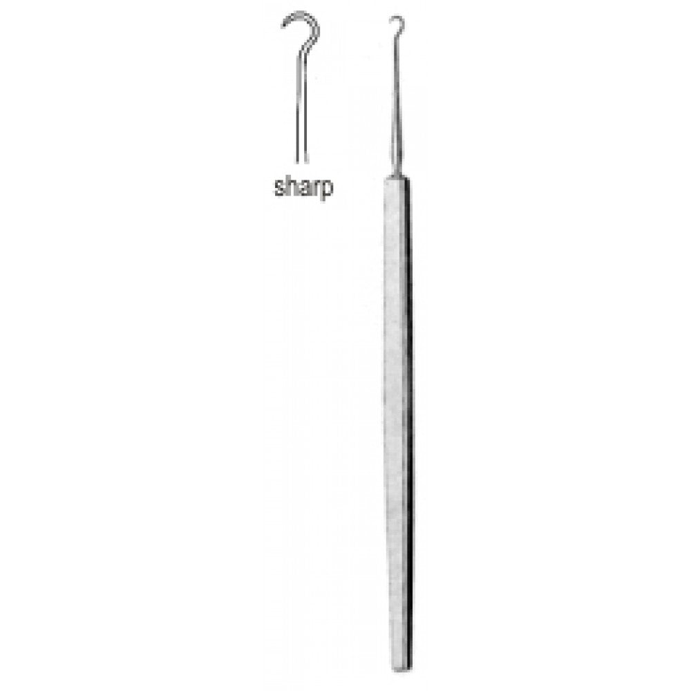 Frazier Hook single sharp 13cm – Surgix Instruments, SKU 30.0164.13