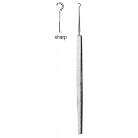 Frazier Hook single sharp 13cm – Surgix Instruments, SKU 30.0164.13