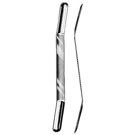 Olivecrona brain spatula convex 18x22mm, 18cm – Surgix Instruments, SKU 30.0336.18