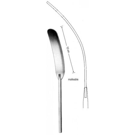 Heifetz Brain Spatula 8mm, 20cm – Surgix Instruments, SKU 30.0340.08