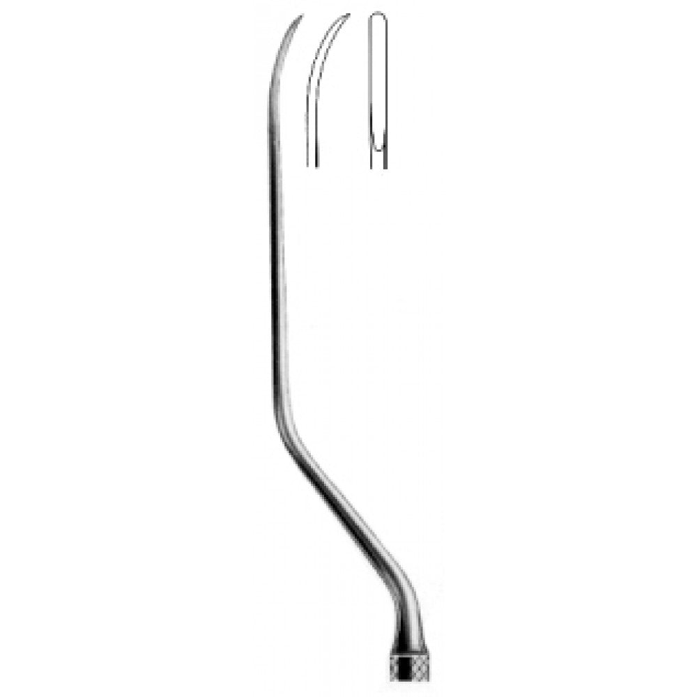Yasargil Raspatory Bayonet shape 19cm, Fig.2 – Surgix Instruments, SKU 30.0420.02