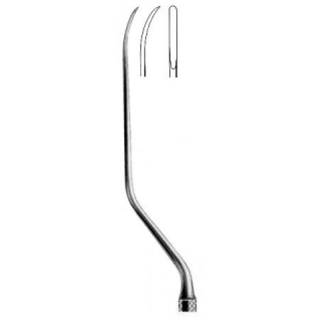 Yasargil Raspatory Bayonet shape 19cm, Fig.2 – Surgix Instruments, SKU 30.0420.02
