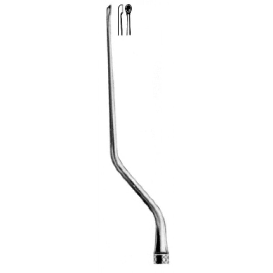 Yasargil Micro Curette sh. oval 19cm – Surgix Instruments, SKU 30.0420.05