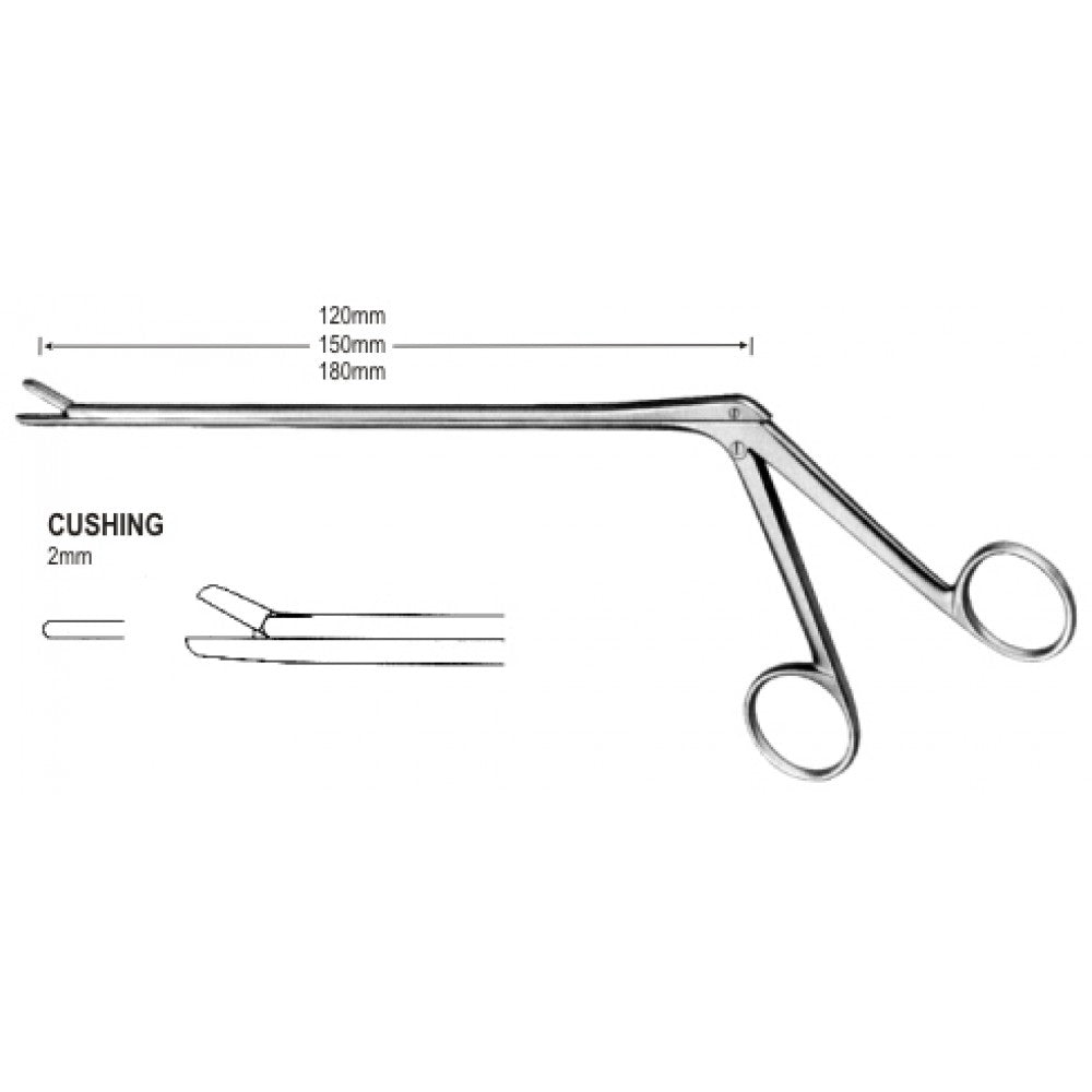 Cushing Lami. Rongeur Straight 2x10mm, 15cm – Surgix Instruments, SKU 30.0540.02