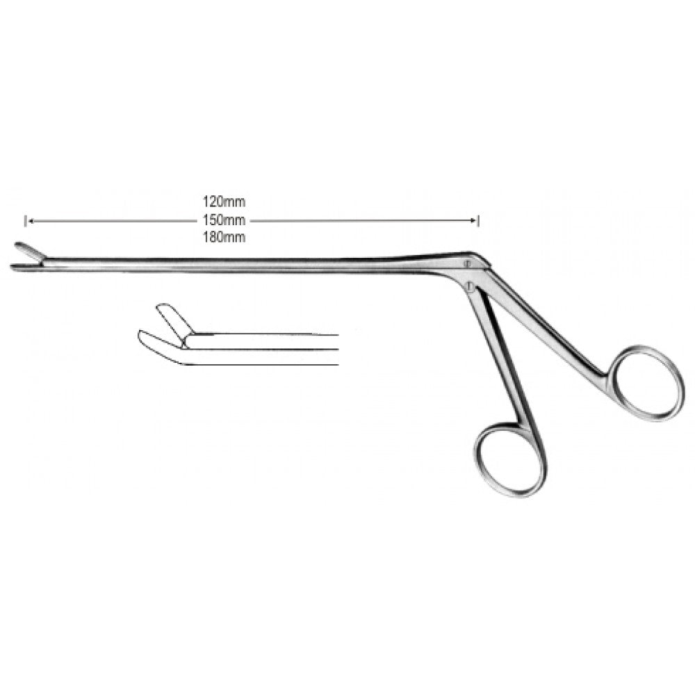 Cushing Lami. Rongeur upward 2x10mm 15cm 45 – Surgix Instruments, SKU 30.0542.02