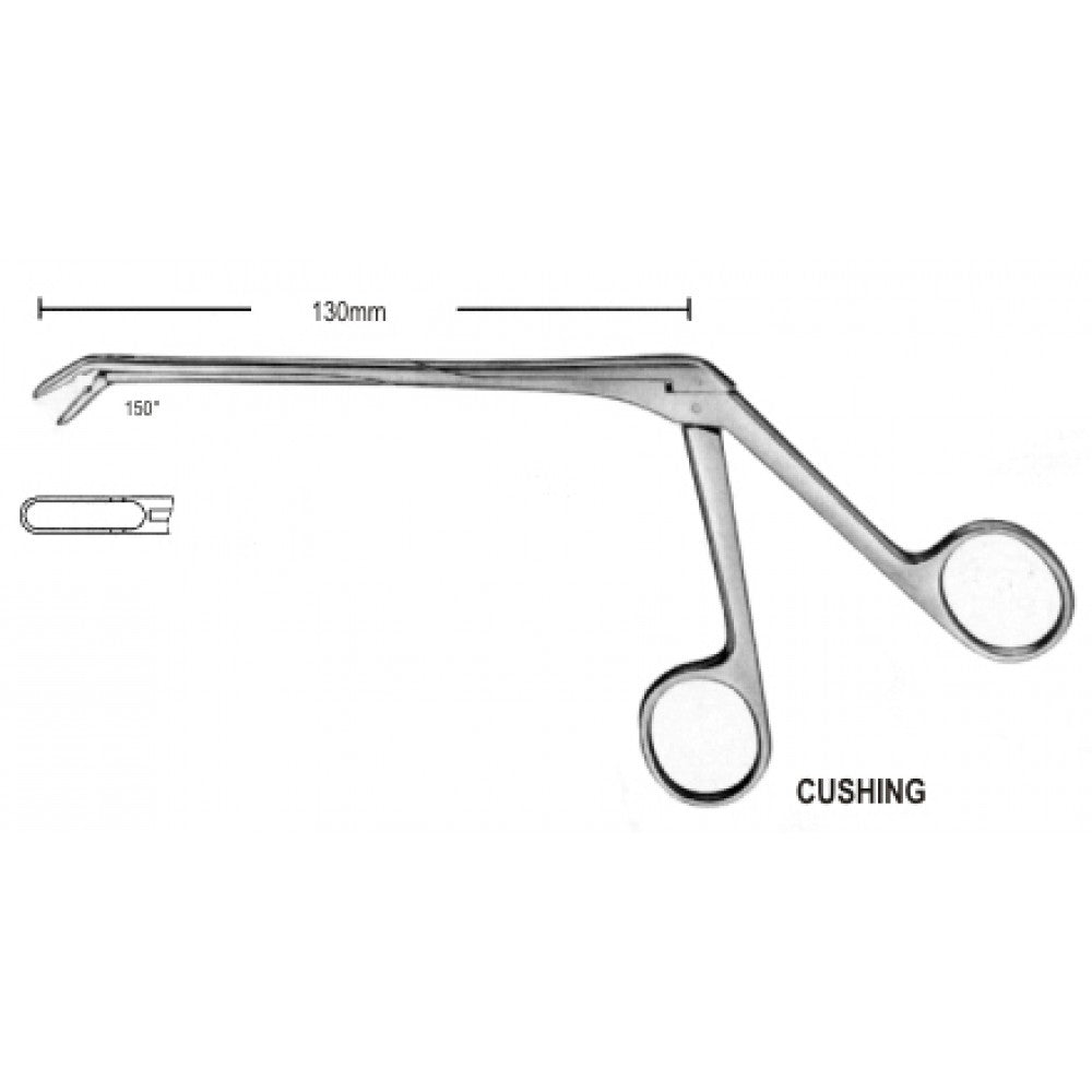 Cushing Laminectomy Rongeur Angled Downward 4mm, 13cm