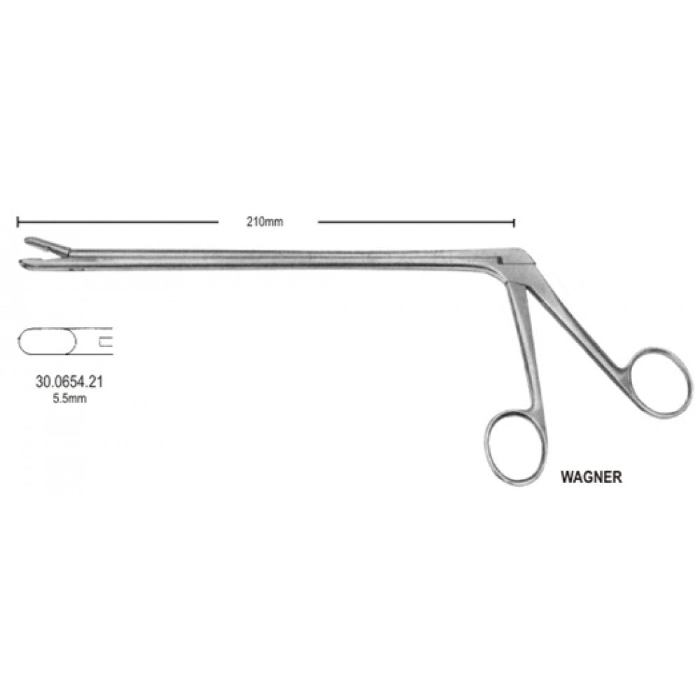 Wagner Laminectomy Rongeur Straight 5.5x10mm, 21cm – Surgix Instruments, SKU 30.0654.21
