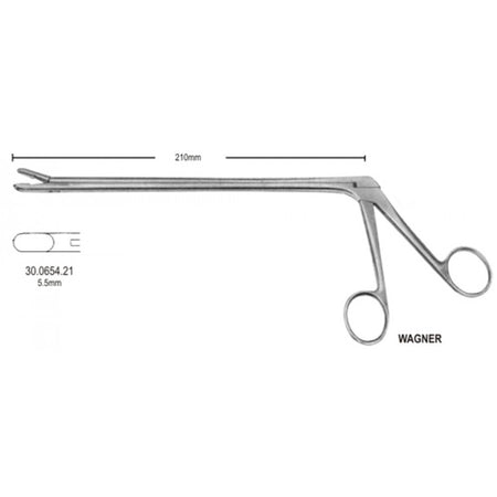 Wagner Laminectomy Rongeur Straight 5.5x10mm, 21cm – Surgix Instruments, SKU 30.0654.21