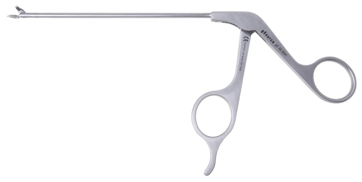 Arthroscopy Punch 5 1/2" Shaft, 45° Left, 3.5mm Diameter, Scoop Jaw, 1.6mm Bite