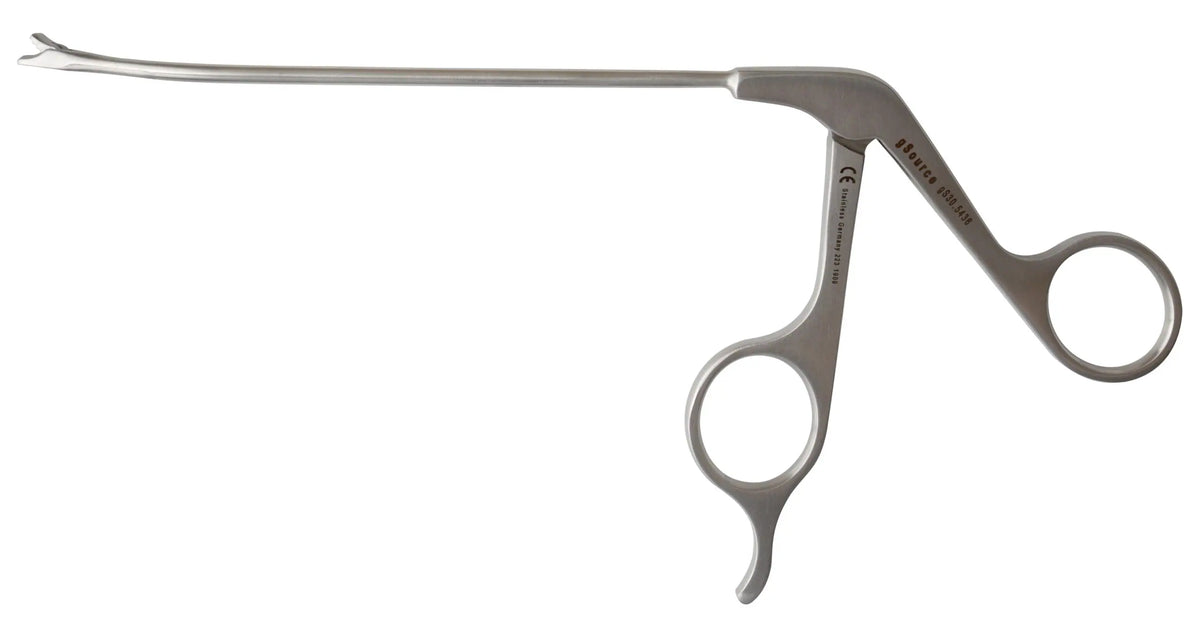 Arthroscopy Punch 5 1/4" Shaft, 30° Curved Right, 3.5mm Diameter, Wide Jaw Medium, 3.5mm Bite