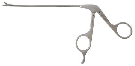 Arthroscopy Punch 5 1/4" Shaft, 30° Curved Left, 3.5mm Diameter, Wide Jaw Medium, 3.5mm Bite