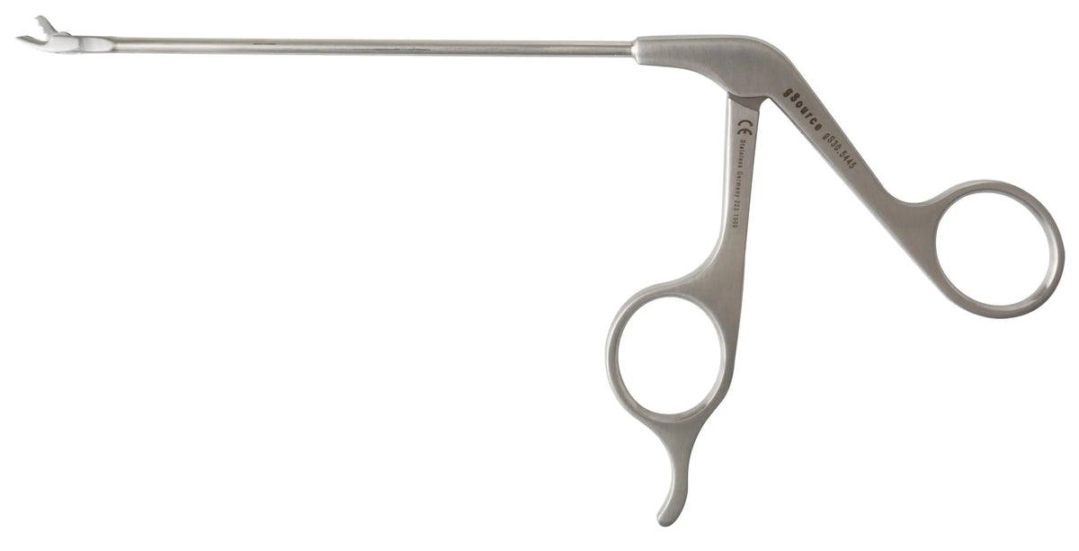 Arthroscopy Punch 5 1/4" Shaft, 15° Milled Up, 3.5mm Diameter, Wide Jaw Medium, 3.5mm Bite