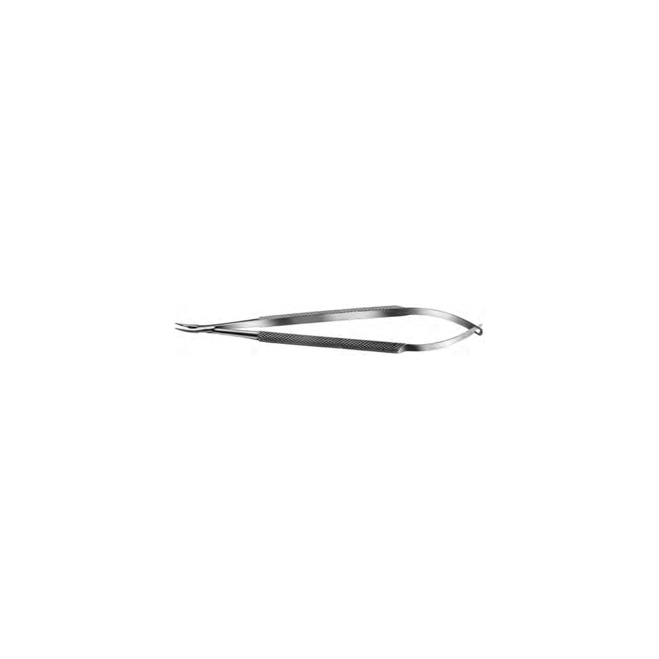 Needle Holder 9 mm Curved Medium Long Handle ophthalmic instrument - Surgix Instruments, reference 33-203