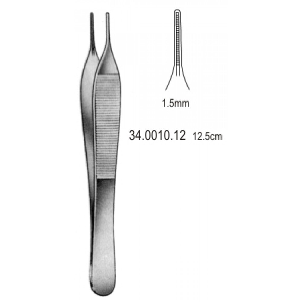 DeBakey Adson Atraumatic Forceps 1.5mm, 15cm – Surgix Instruments