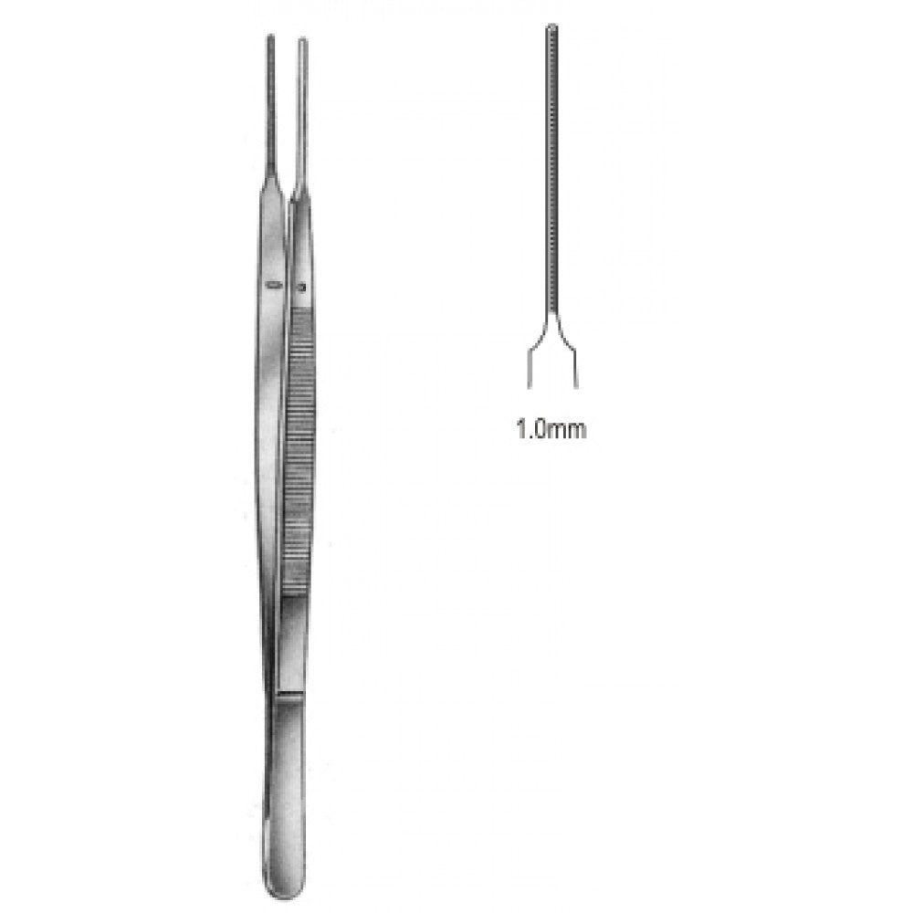 DeBakey-Gerald Tissue Forceps Atraumatic 1.0mm 18cm – Surgix Instruments