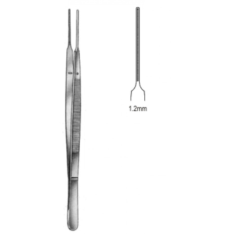 DeBakey-Gerald Tissue Forceps Atraumatic 1.2mm 15cm – Surgix Instruments