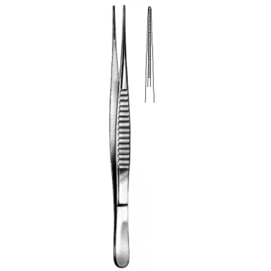 DeBakey Atraumatic Tissue Forceps 1.5mm, 24cm – Surgix Instruments