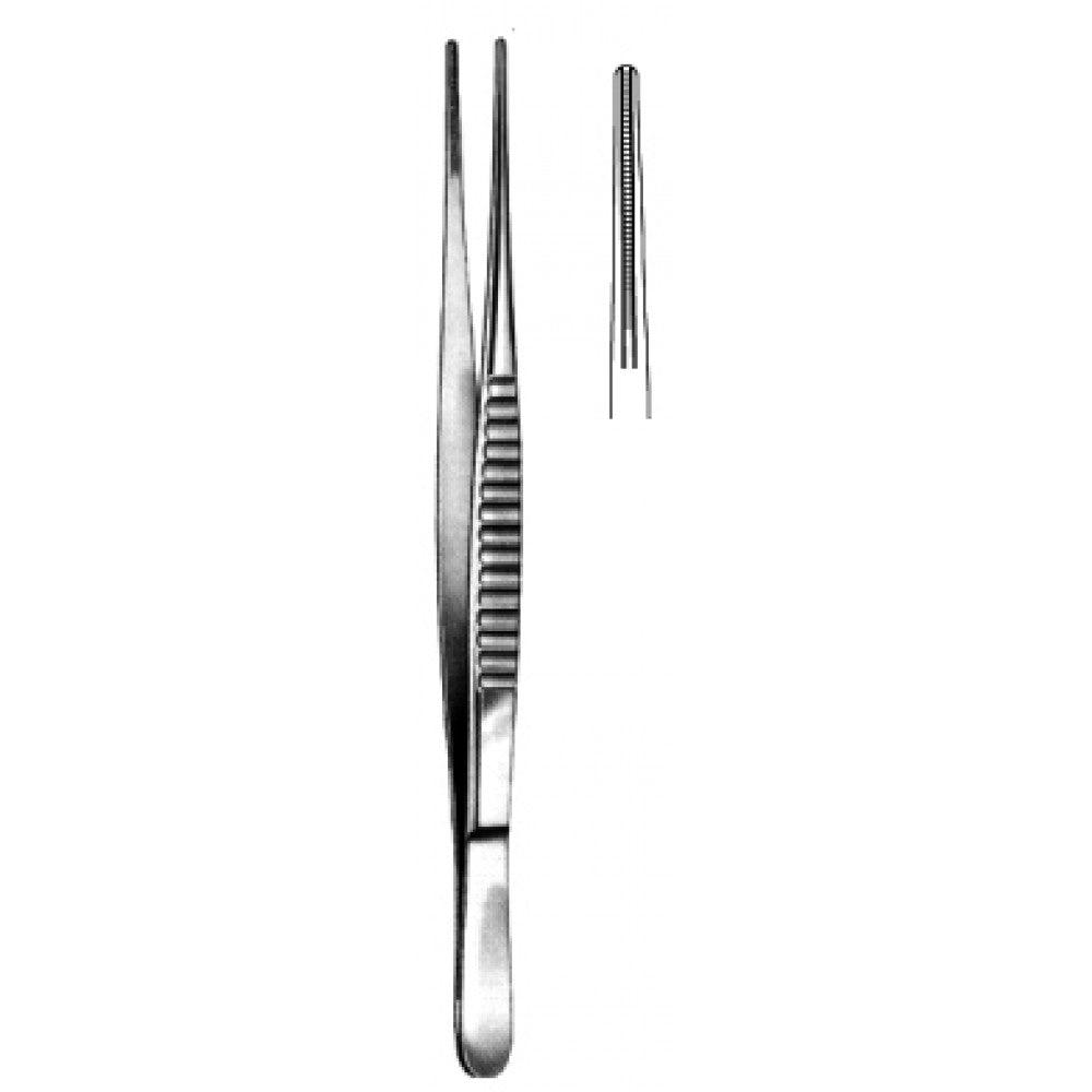DeBakey Atraumatic Tissue Forceps 2mm, 24cm – Surgix Instruments