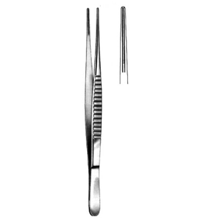 DeBakey Atraumatic Tissue Forceps 2mm, 30cm – Surgix Instruments