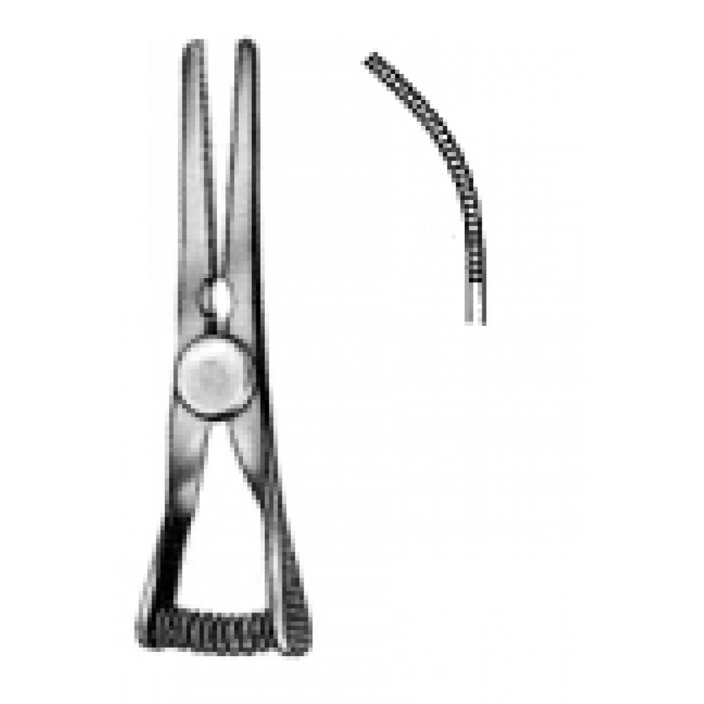Weldon (Mini Glover) Buldog Clamp Curved 4.5cm – Surgix Instruments