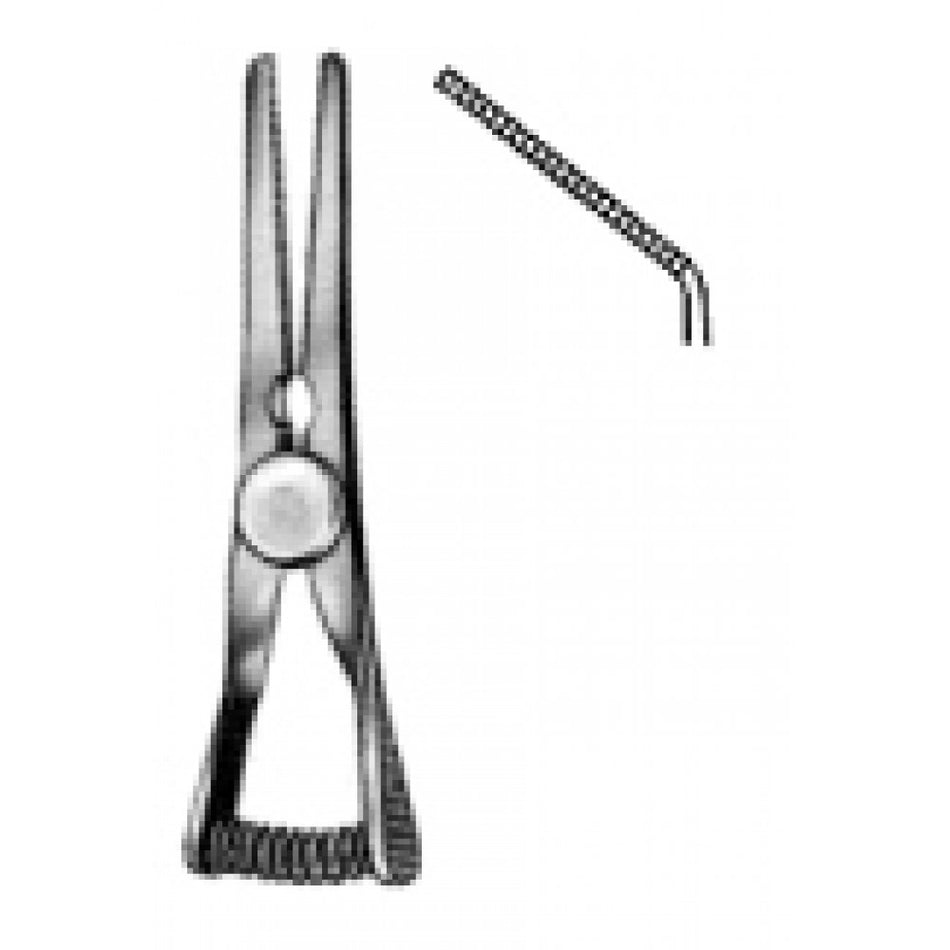 Weldon (Mini Glover) Buldog Clamp Angled. 3.5cm – Surgix Instruments