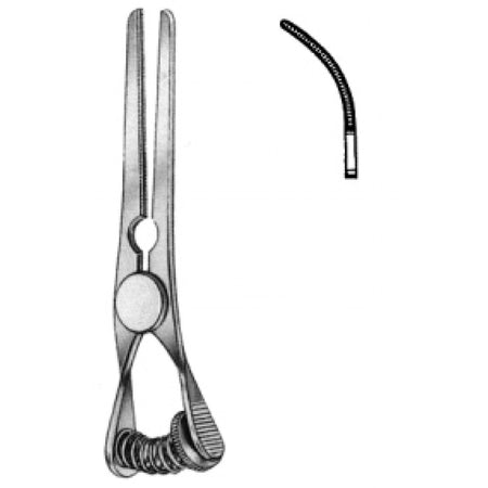 Glover Bulldog Clamp Atraumatic Curved deli. 4.6cm – Surgix Instruments