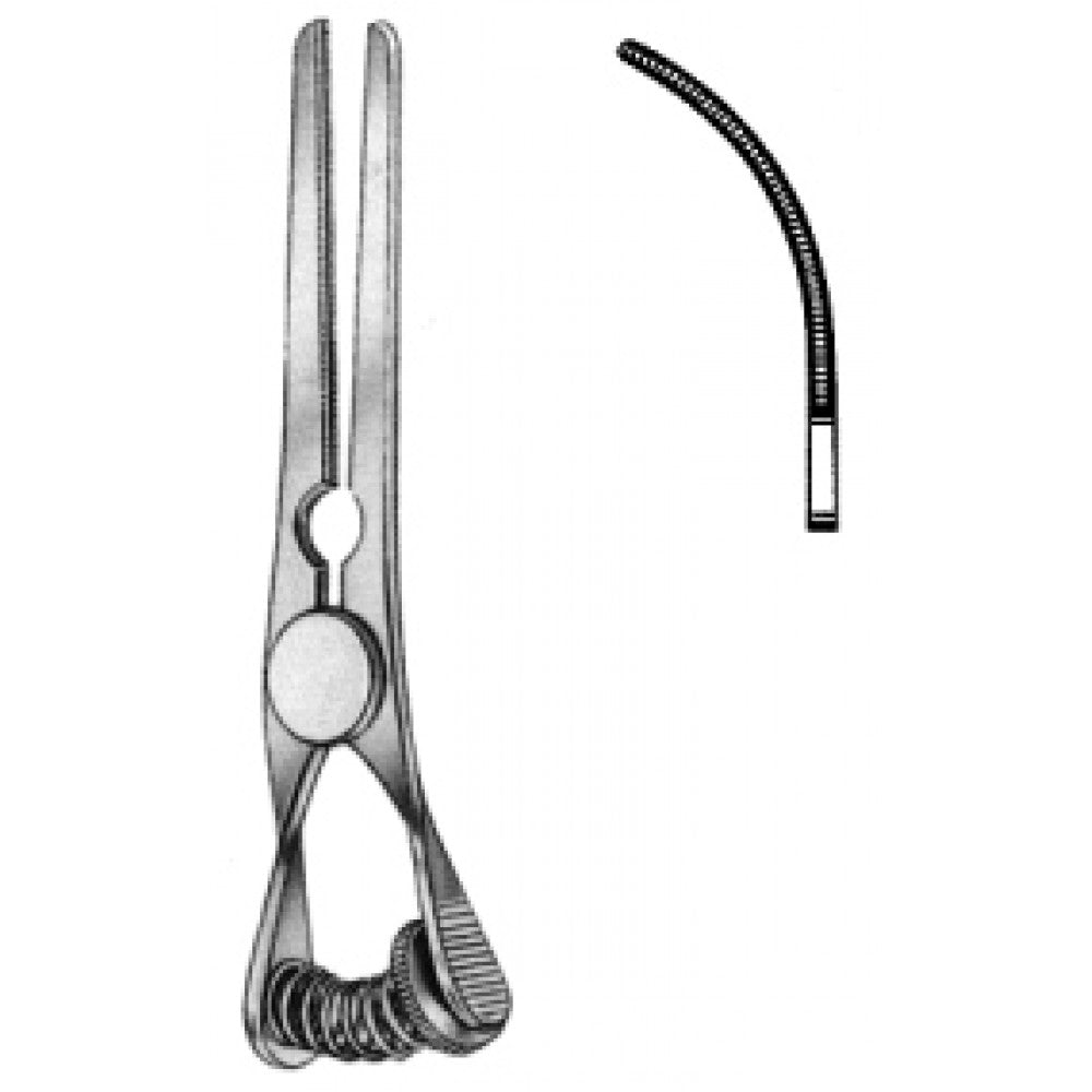 Glover Bulldog Clamp Atraumatic Curved deli. 6.4cm – Surgix Instruments