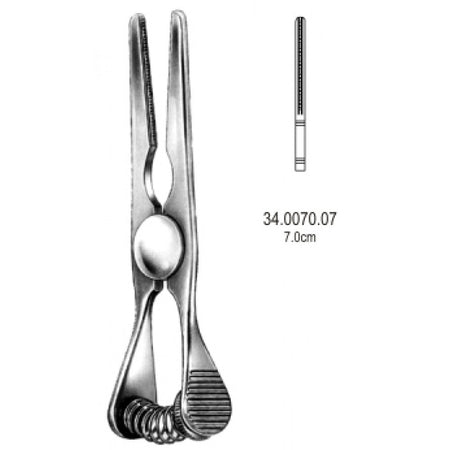 Glover Bulldog clamp Atraumatic Straight 7.0cm – Surgix Instruments