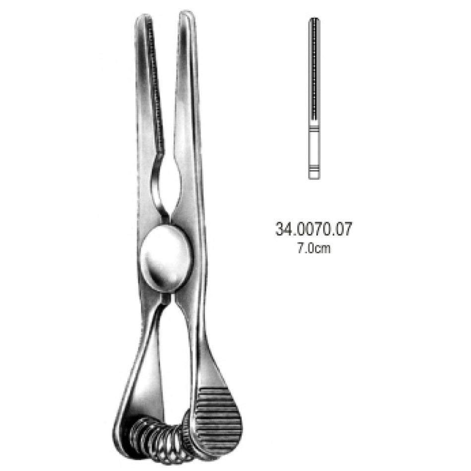 Glover Bulldog clamp Atraumatic Straight 7.0cm – Surgix Instruments