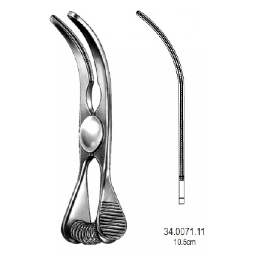 Glover Atraumatic Bulldog clamp Curved 10.5cm – Surgix Instruments