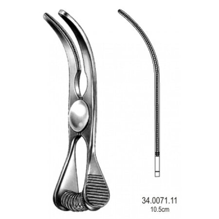 Glover Atraumatic Bulldog clamp Curved 10.5cm – Surgix Instruments