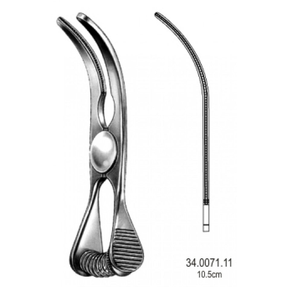 Glover Atraumatic Bulldog clamp Curved 10.5cm – Surgix Instruments