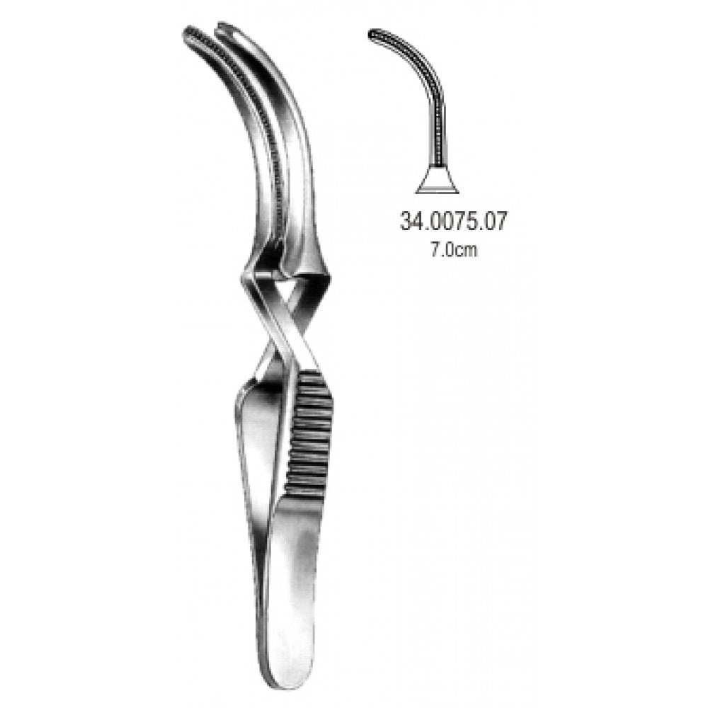 DeBakey Bulldog clamp Atraumatic Curved 7.5cm – Surgix Instruments