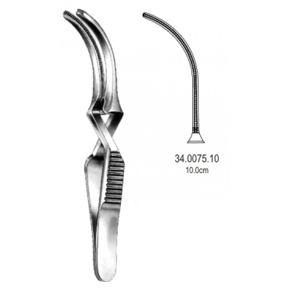 DeBakey Bulldog clamp Atraumatic Curved 10cm – Surgix Instruments