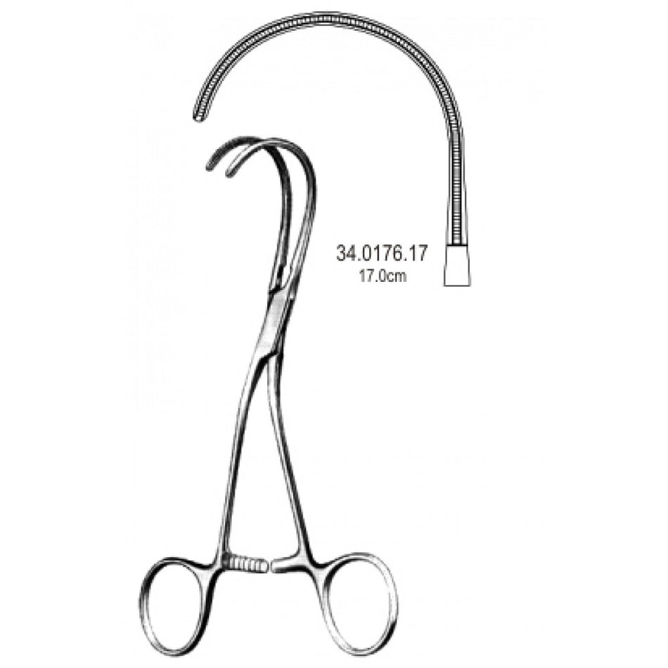 DeBakey Atraumatic Blood Vessel Forceps 17cm – Surgix Instruments