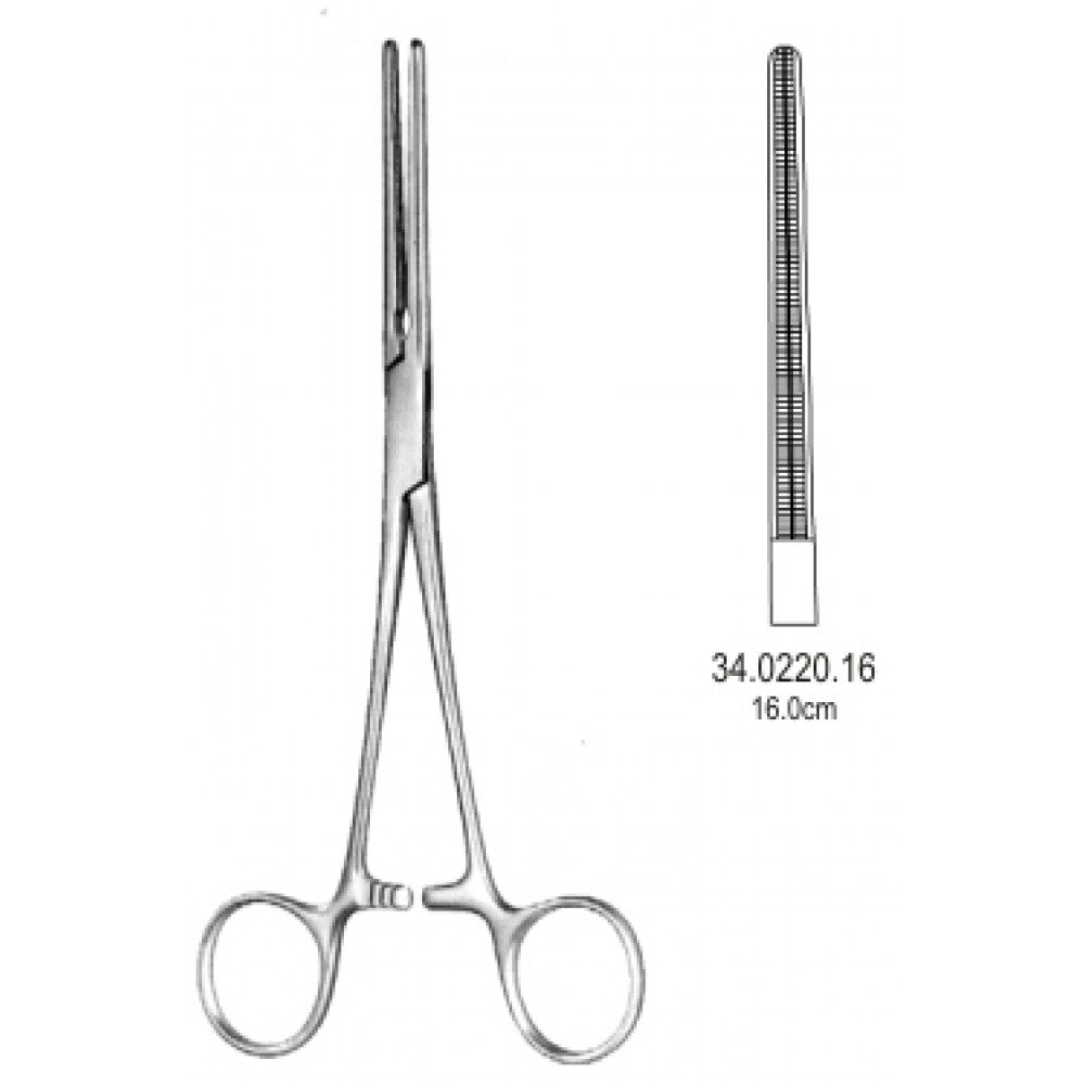 DeBakey Pean Atraumatic Artery Forceps Straight 16cm – Surgix Instruments