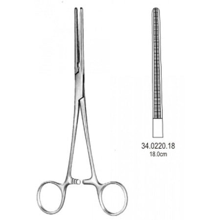 DeBakey Pean Atraumatic Artery Forceps Straight 18cm – Surgix Instruments