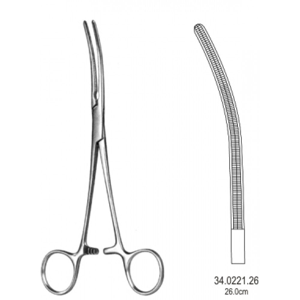 DeBakey Pean Artery Forceps Curved 26cm – Surgix Instruments