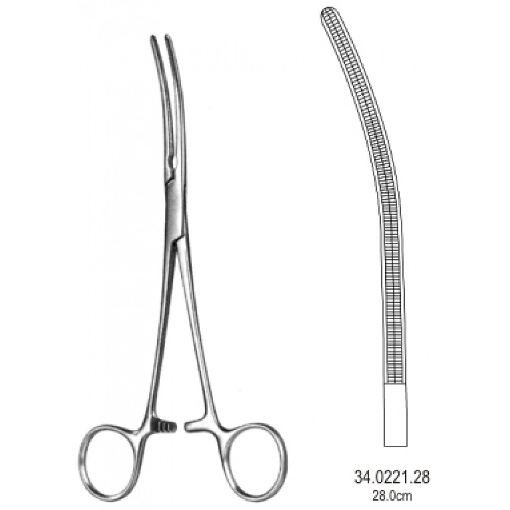 DeBakey Pean Artery Forceps Curved 28cm – Surgix Instruments
