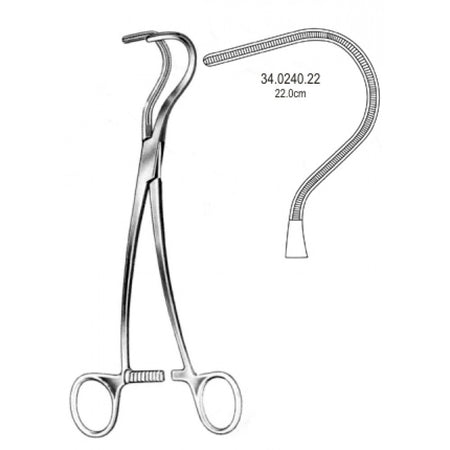 Wylie Atraumatic Clamp 22cm Fig.2 – Surgix Instruments