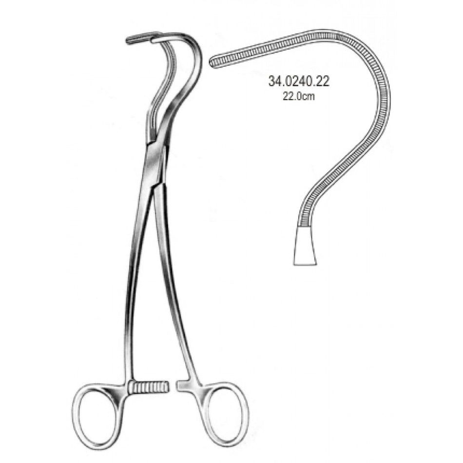 Wylie Atraumatic Clamp 22cm Fig.2 – Surgix Instruments